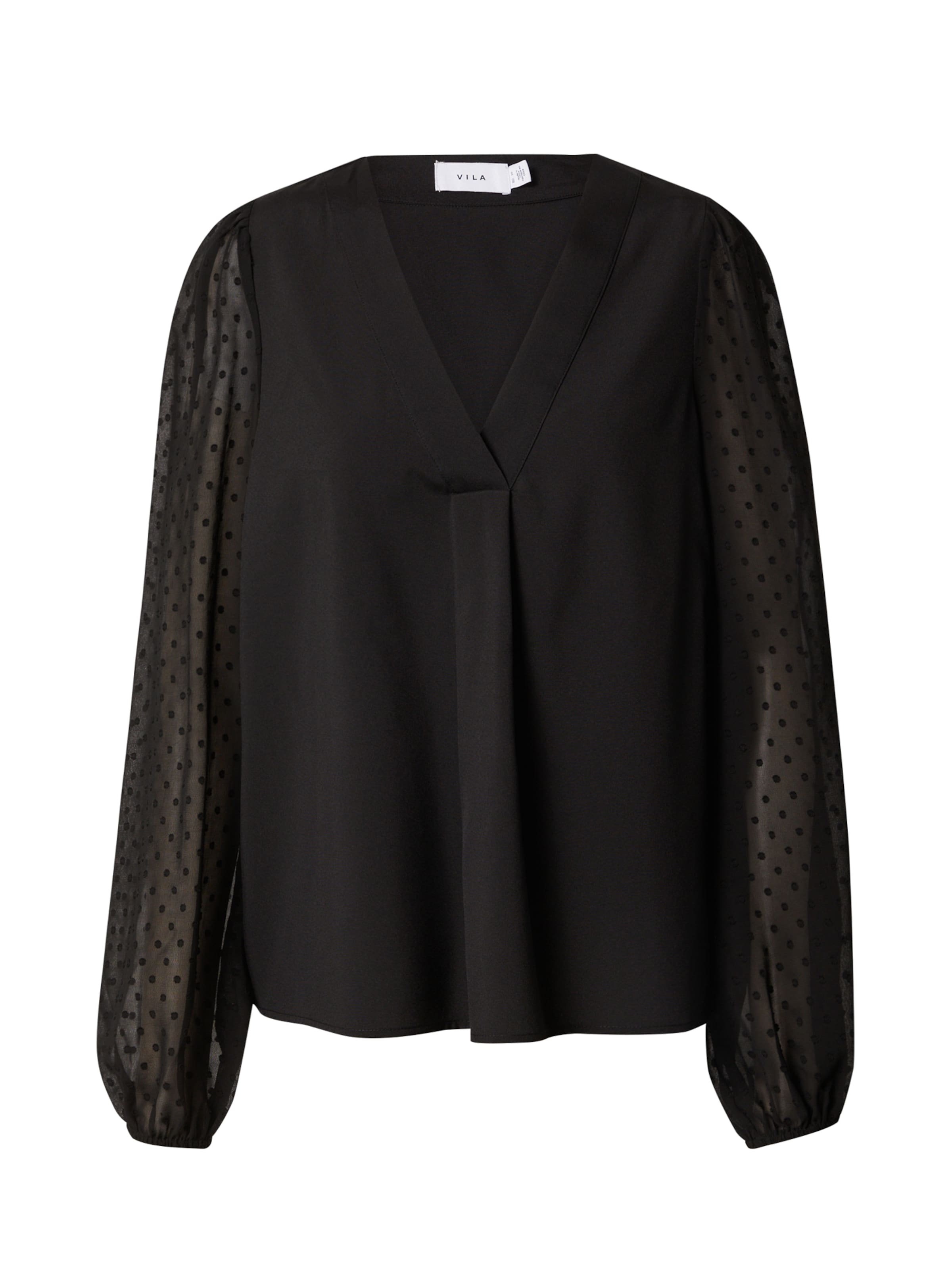 Chemisier 'NICO' VILA en noir : devant
