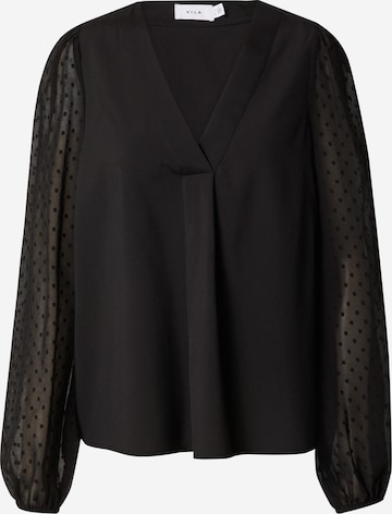 VILA Блуза 'NICO' в черно: отпред