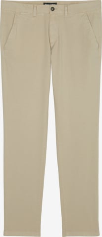 Regular Pantalon chino 'Stig' Marc O'Polo en beige : devant