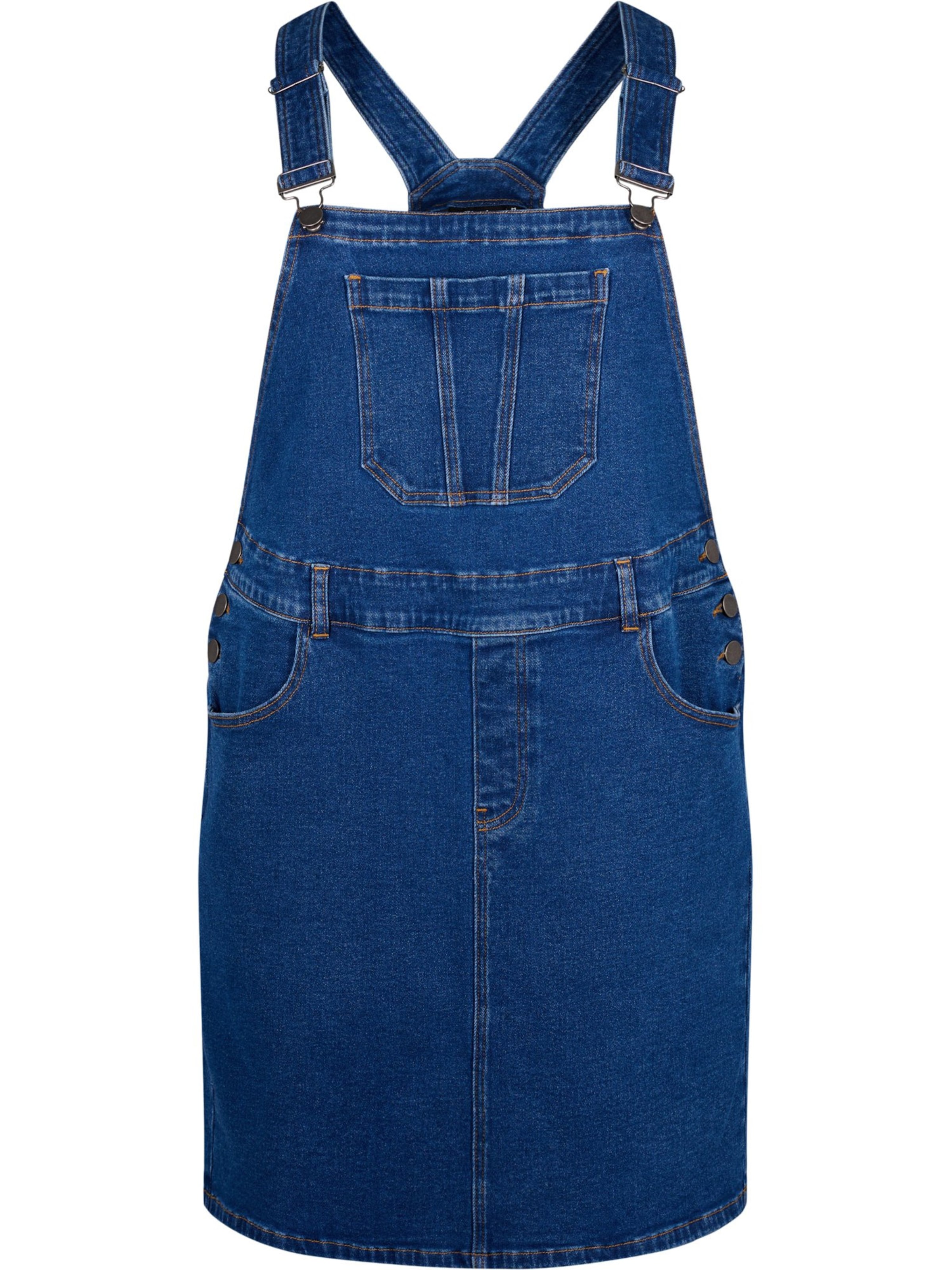 Zizzi Šaty 'Silja' - Modrá: predná strana