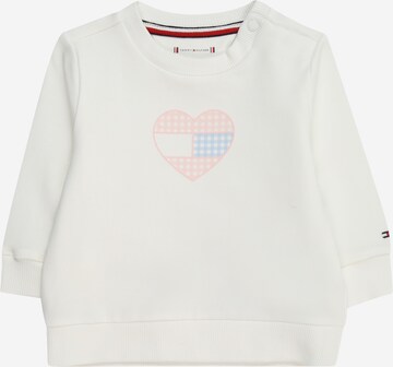 TOMMY HILFIGER Sweatshirt 'GINGHAM' in White: front