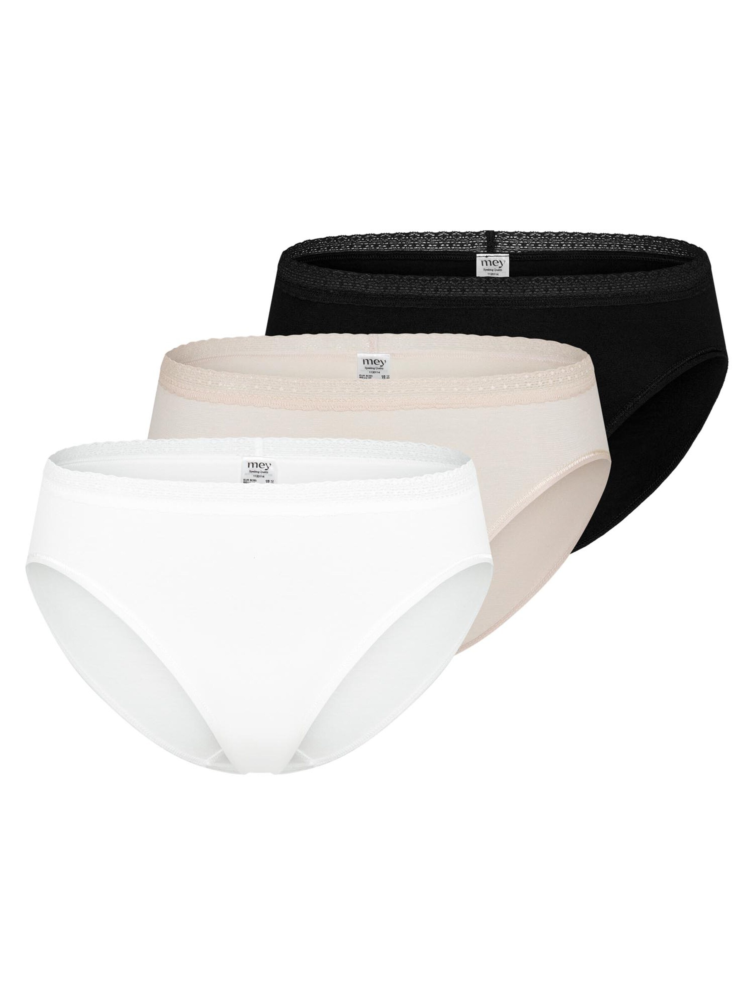 Mey Panty 'Modal Lace' in White: front