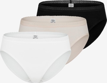 Mey Panty 'Modal Lace' in White: front