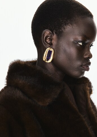 MANGO Between-season jacket 'BRUNA' in Brown: side