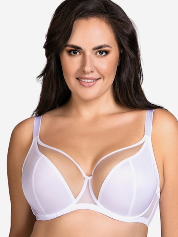 Vivisence Minimiser Bra '1079' in White: front
