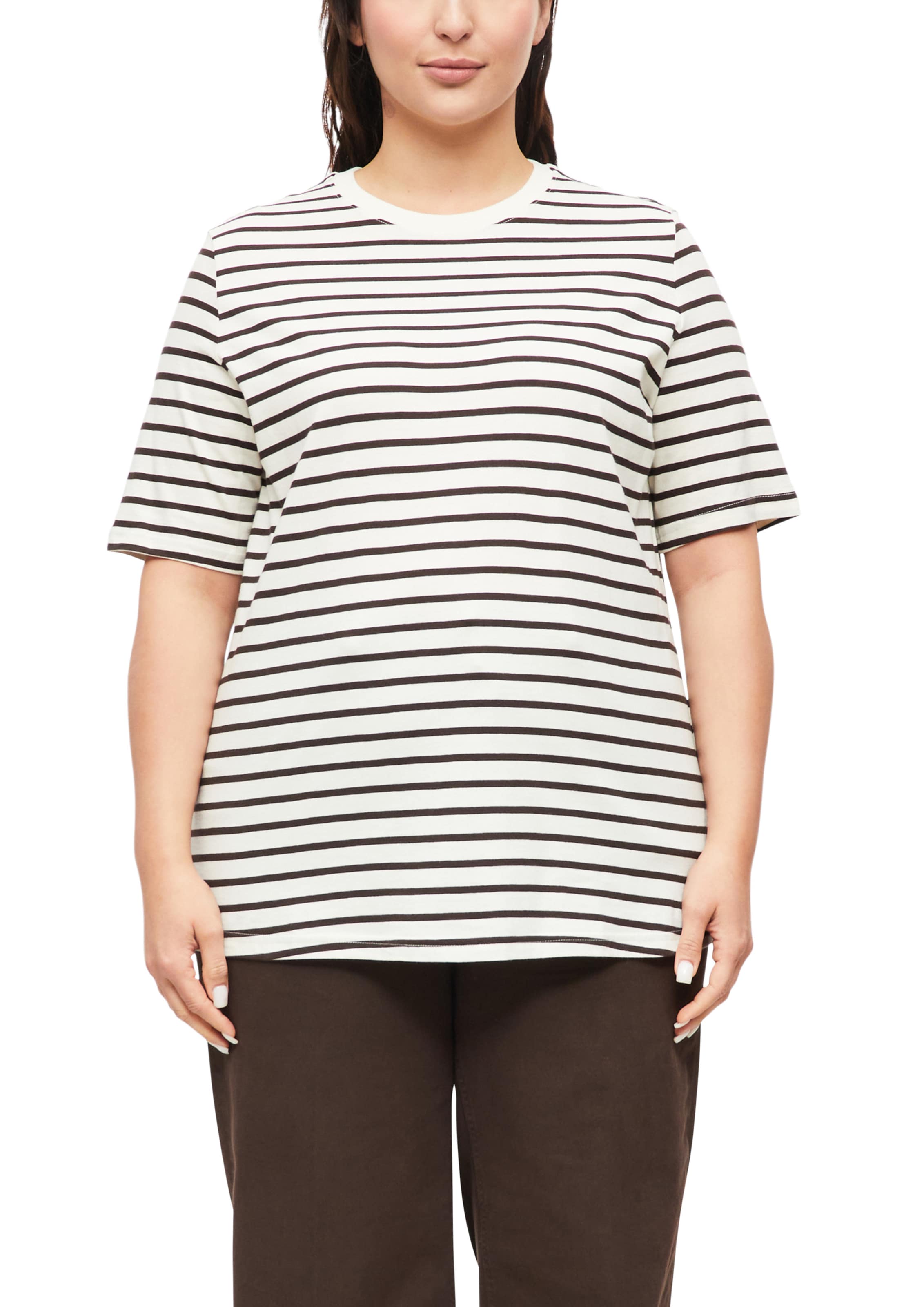 T-shirt s.Oliver CURVE en marron