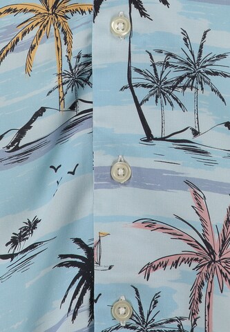 Regular fit Camicia 'Sandbanks' di Key Largo in blu