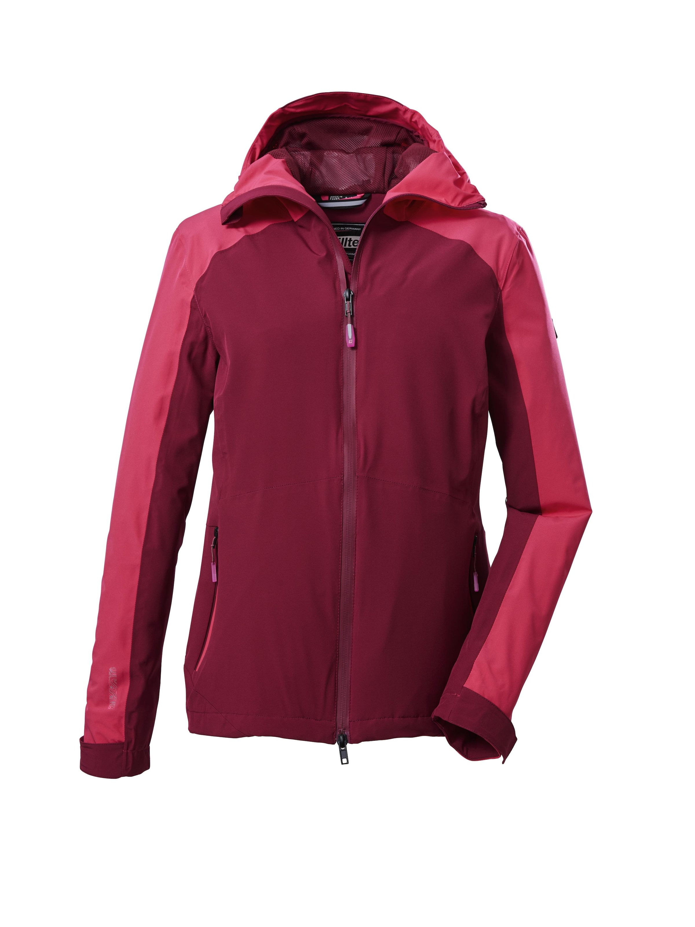 KILLTEC Outdoorjacke 'KOS 30' in Rot: Vorderseite
