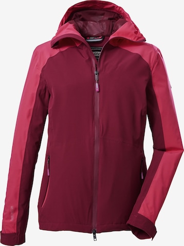 KILLTEC Outdoorjacke 'KOS 30' in Rot: Vorderseite