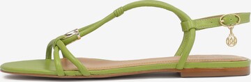 Kazar Sandal in Green: front