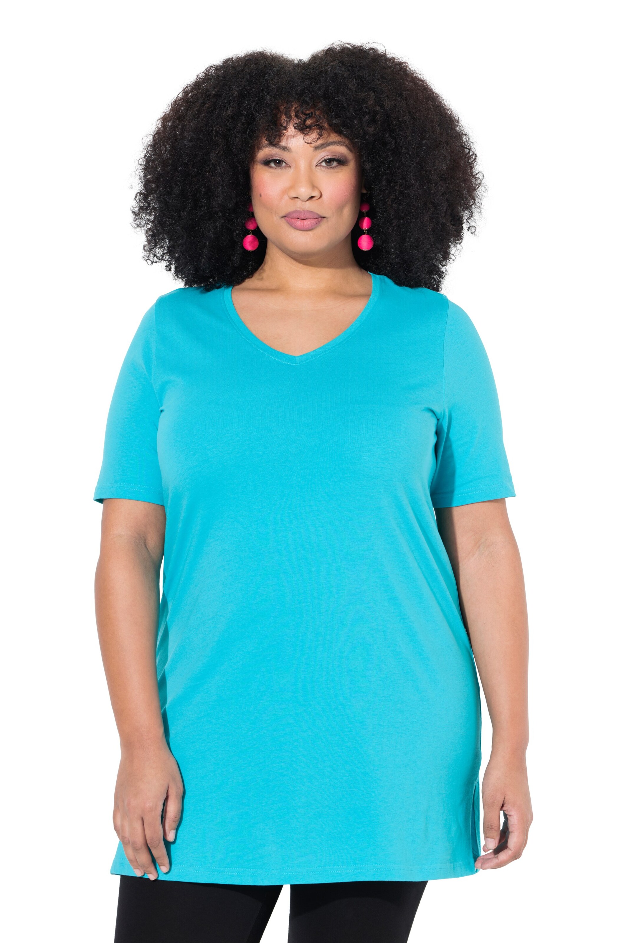 Ulla Popken Shirt in Blau: Vorderseite