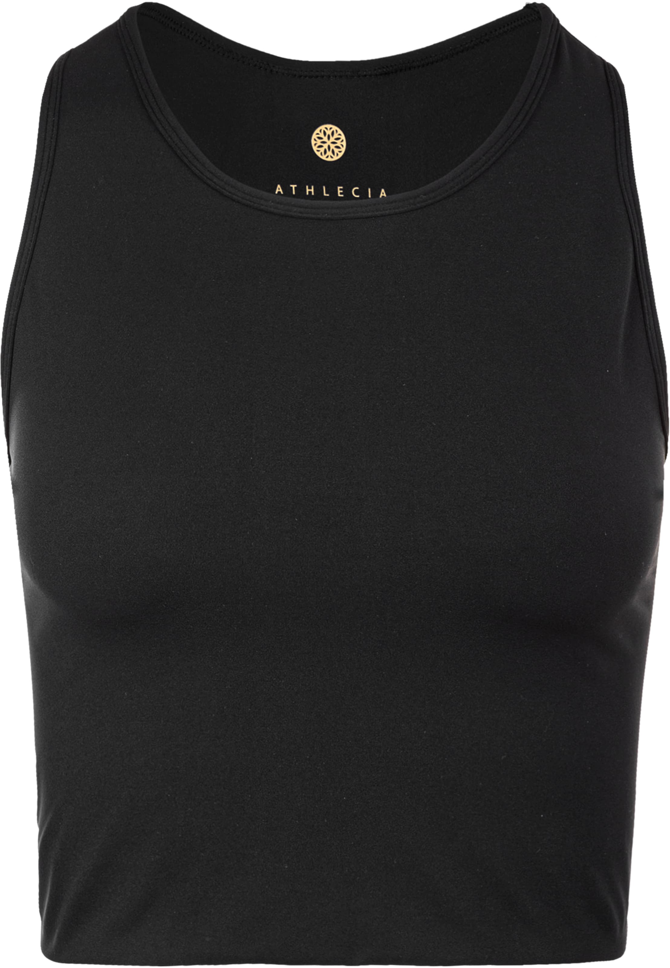 Bustino Reggiseno sportivo 'Elinor' di Athlecia in nero: frontale