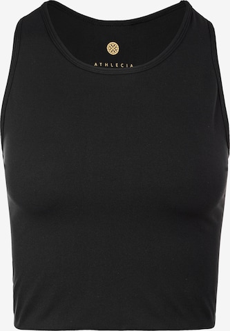 Bustieră Sutien sport 'Elinor' de la Athlecia pe negru: față