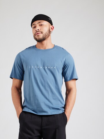 JACK & JONES T-Shirt 'JJESTAR' in Blau: Vorderseite