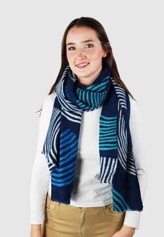 HARPA Scarf 'SAILA' in Blue: front