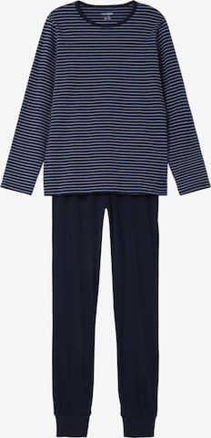 TWO SOON Pajamas in Blue: front