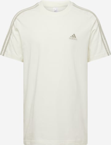 ADIDAS SPORTSWEAR Λειτουργικό μπλουζάκι 'Essentials' σε λευκό: μπροστά