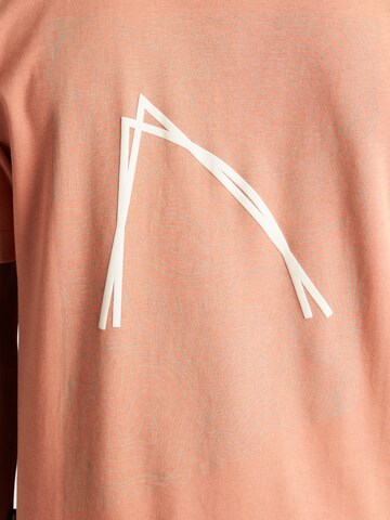 T-Shirt 'Swirl' CHASIN' en orange