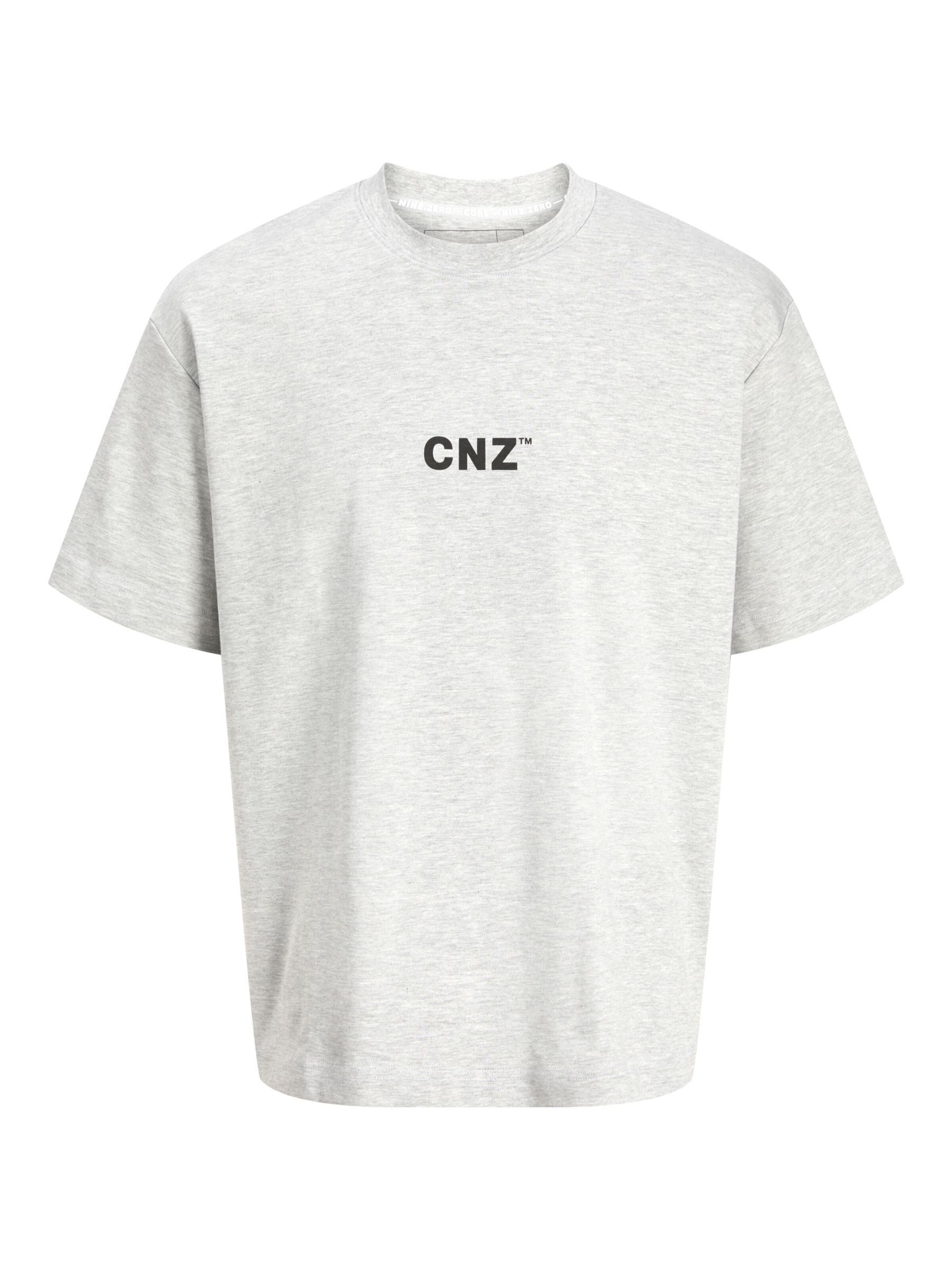 T-Shirt 'CNZ' JACK & JONES en gris : devant