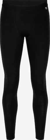 Regular Pantalon fonctionnel 'Merino' DANISH ENDURANCE en noir : devant