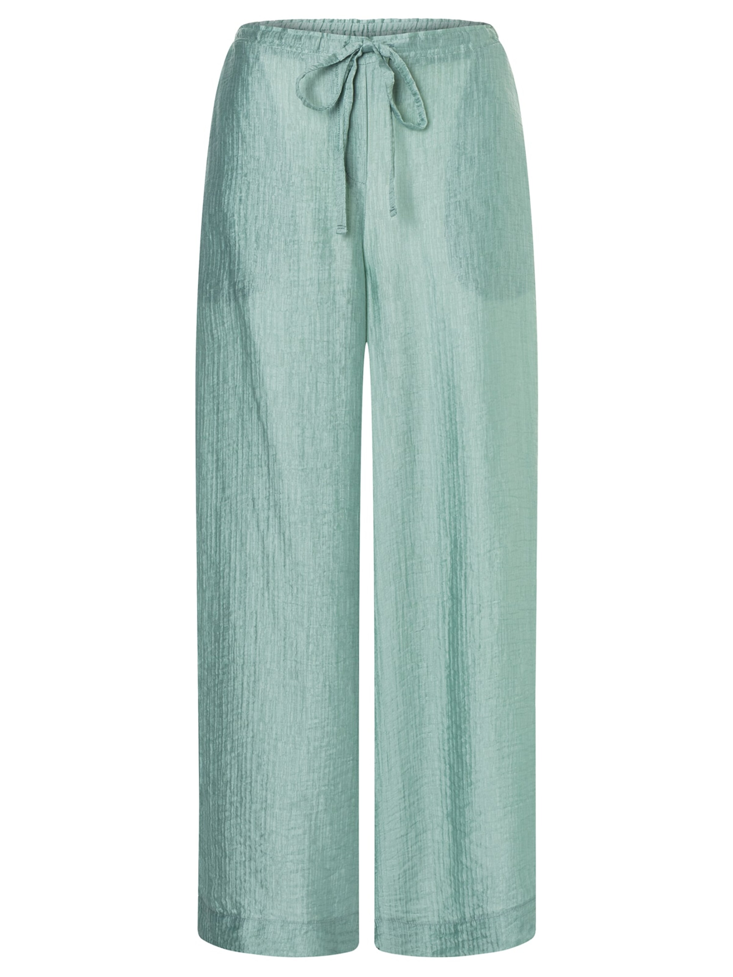 Ana Alcazar Wide leg Broek 'Dorino' in Groen: voorkant
