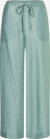 Ana Alcazar Wide Leg Hose 'Dorino' in Grün: Vorderseite