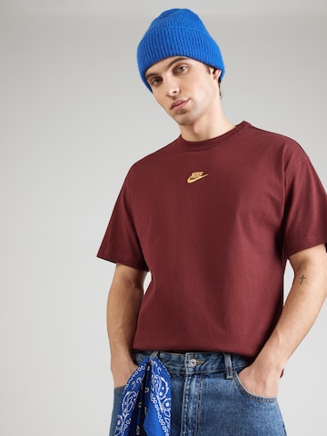 Nike Sportswear Särk 'Premium Essentials', värv punane: eest vaates