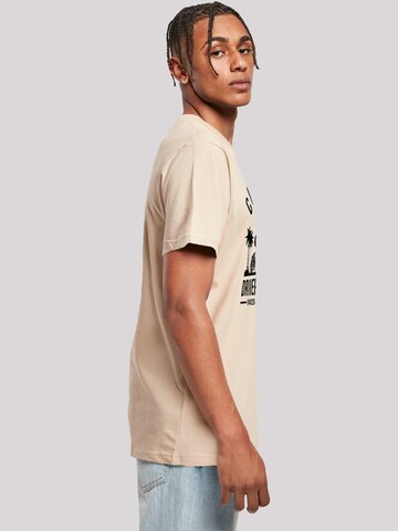 T-Shirt 'Citroën 2CV Driver's Club Black Beach' F4NT4STIC en beige