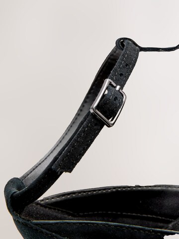 Next T-bar sandals in Black