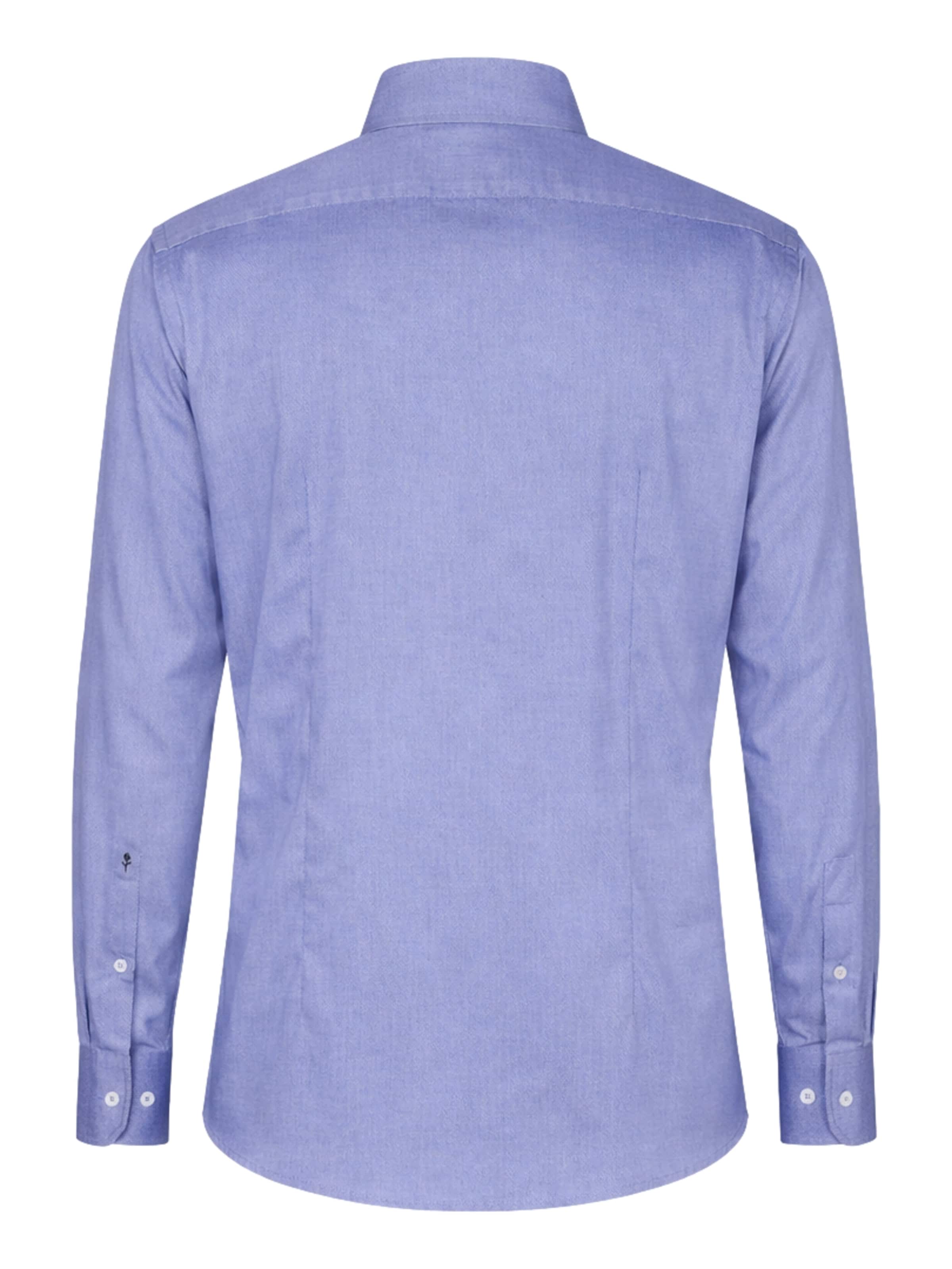 SEIDENSTICKER Rovný strih Košeľa - Modrá