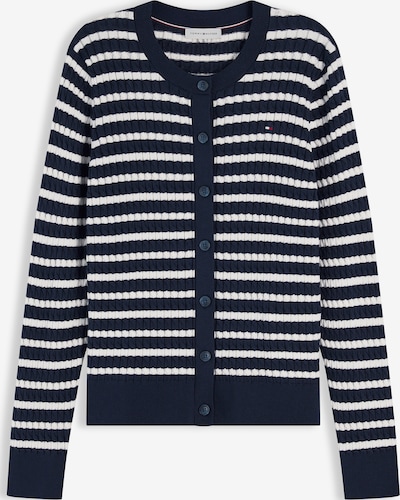 TOMMY HILFIGER Neuletakki koossa XXS värissä laivastonsininen / valkoinen, Tuotenäkymä