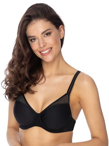 VIANIA T-Shirt BH 'Sally'‌ in Schwarz: Vorderseite