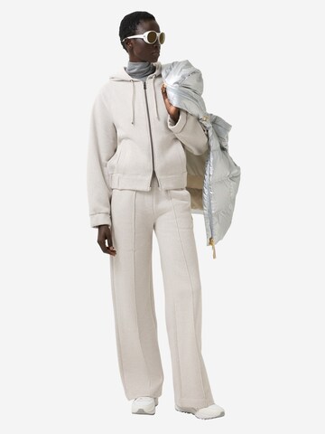 BOGNER Wide leg Trousers with creases 'Toto' in Beige