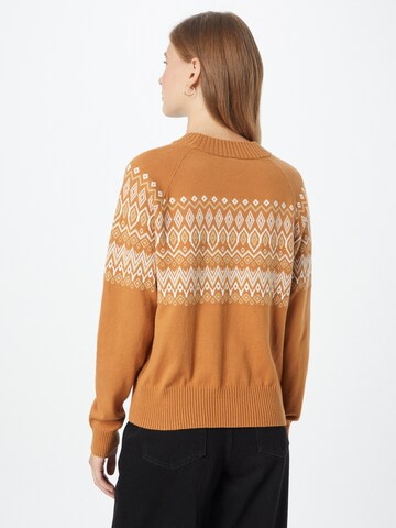 GAP Svetr 'FAIRISLE' – hnědá