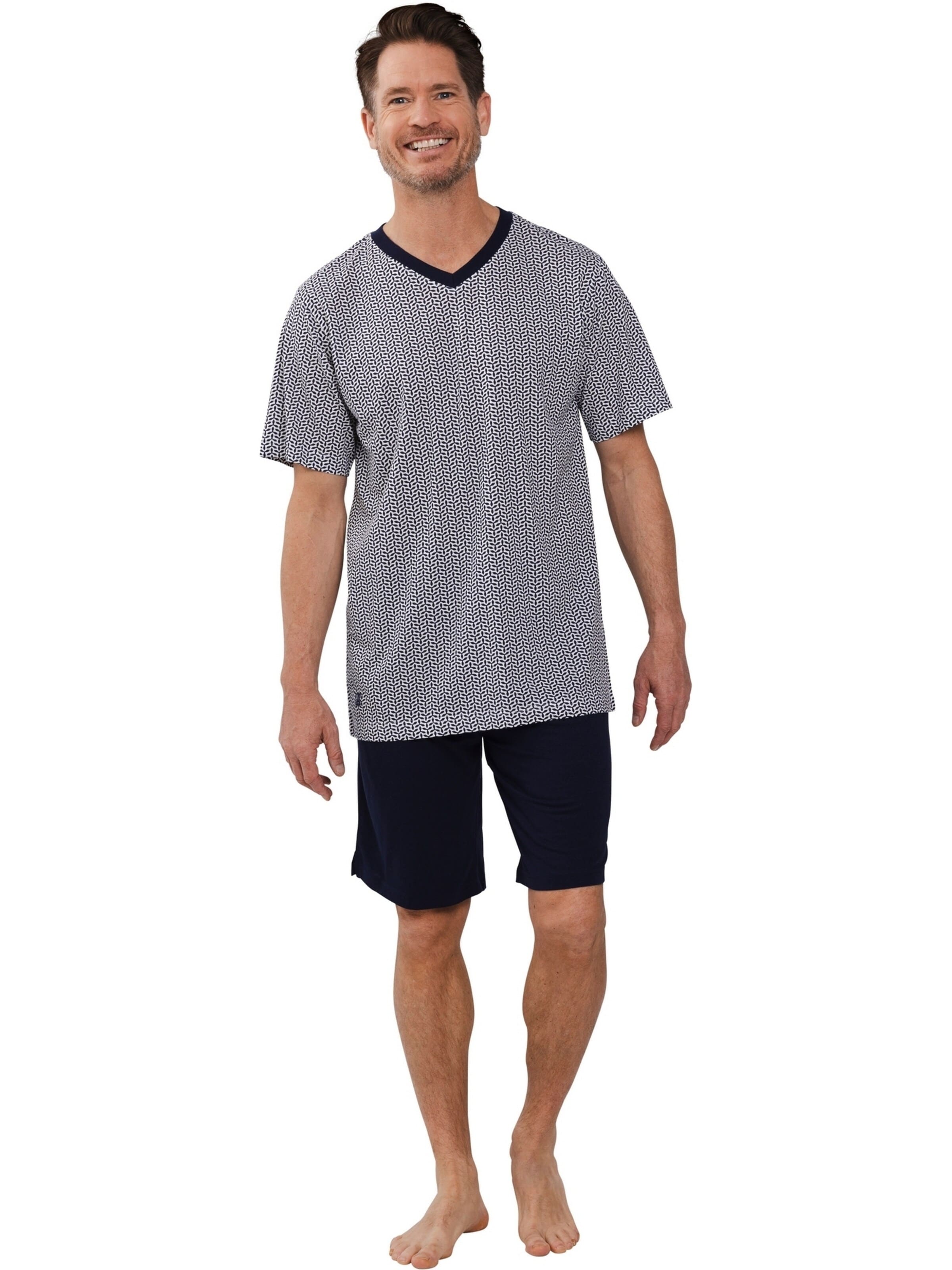 Pastunette Pyjama kort 'Shortama' in Blauw: voorkant