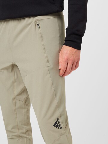 ADIDAS SPORTSWEAR Tapered Sports trousers 'D4T ' in Green