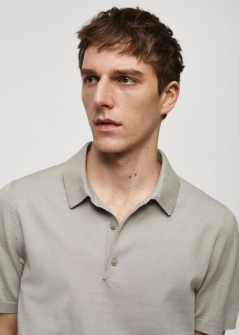 MANGO MAN Poloshirt 'ARRAONA' in Grau