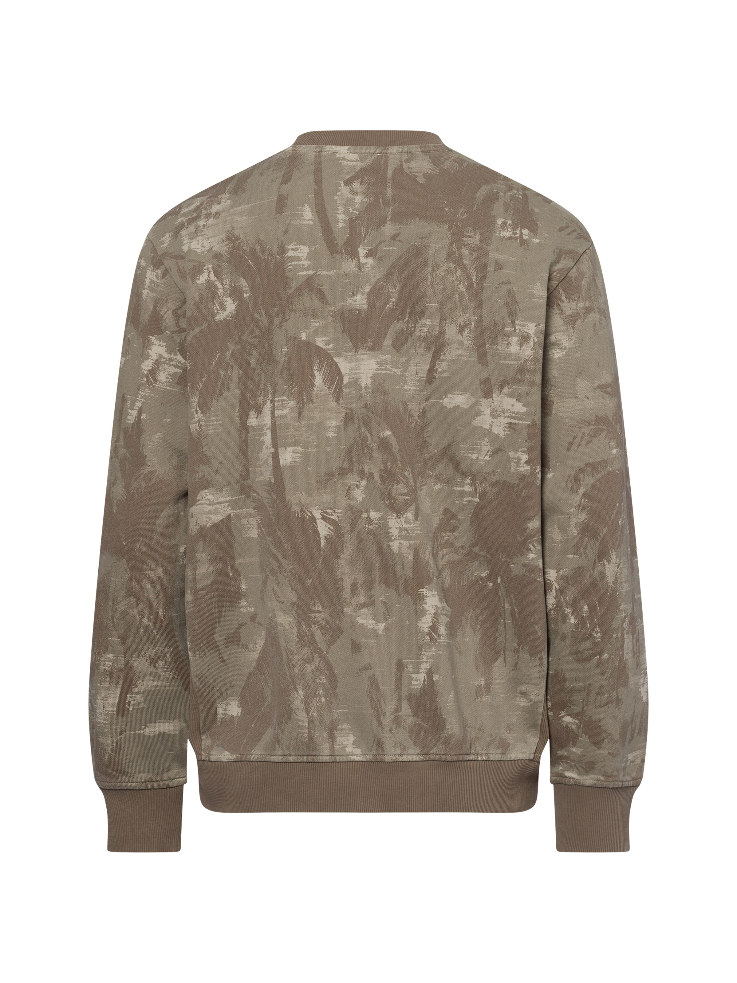 BOSS Sweatshirt 'We Jungle' in Beige