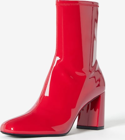 Bershka Ankle Boots in Red, Item view
