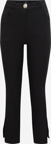 River Island Petite Regular Broek in Zwart: voorkant