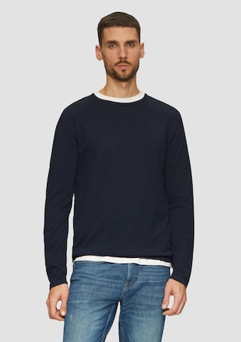 s.Oliver Trui in Blauw: voorkant