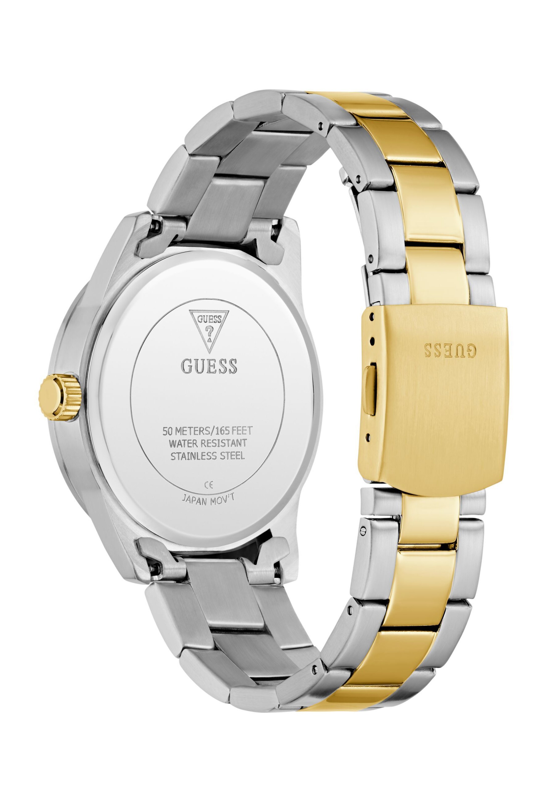 GUESS Analoguhr 'Easton' in Silber