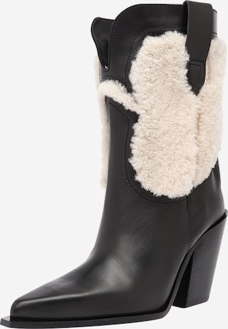 Toral - Botas camperas en negro: frente