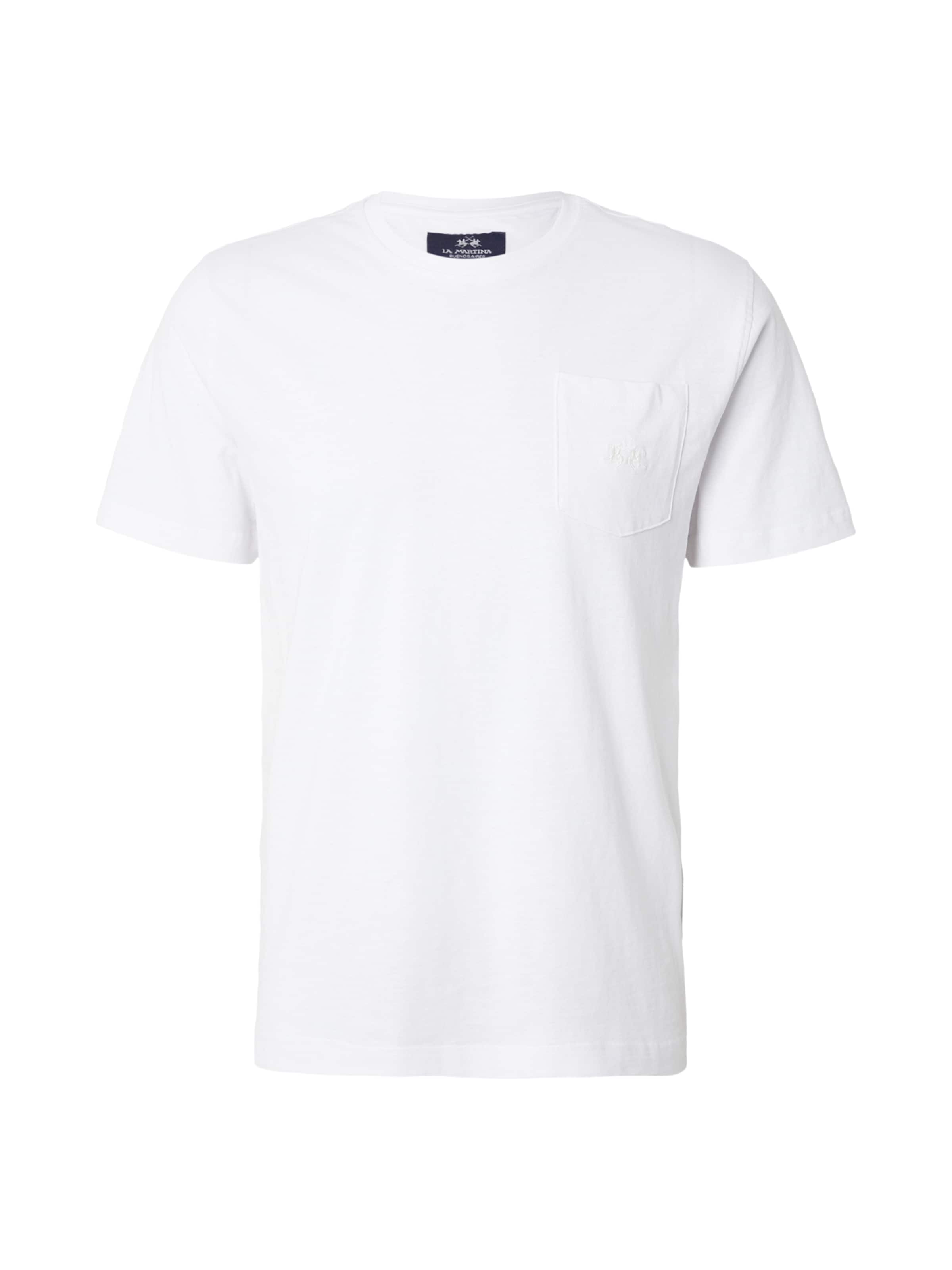 T-Shirt La Martina en blanc : devant
