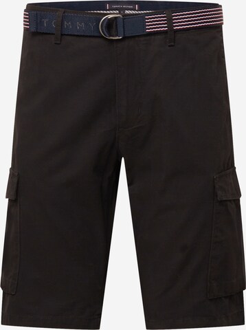 TOMMY HILFIGER Cargo trousers 'JOHN' in Black: front