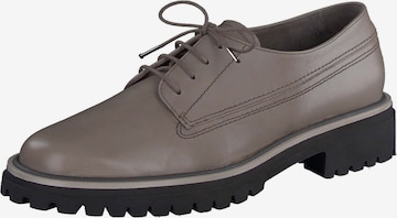 Paul Green Athletic Lace-Up Shoes in Brown: front