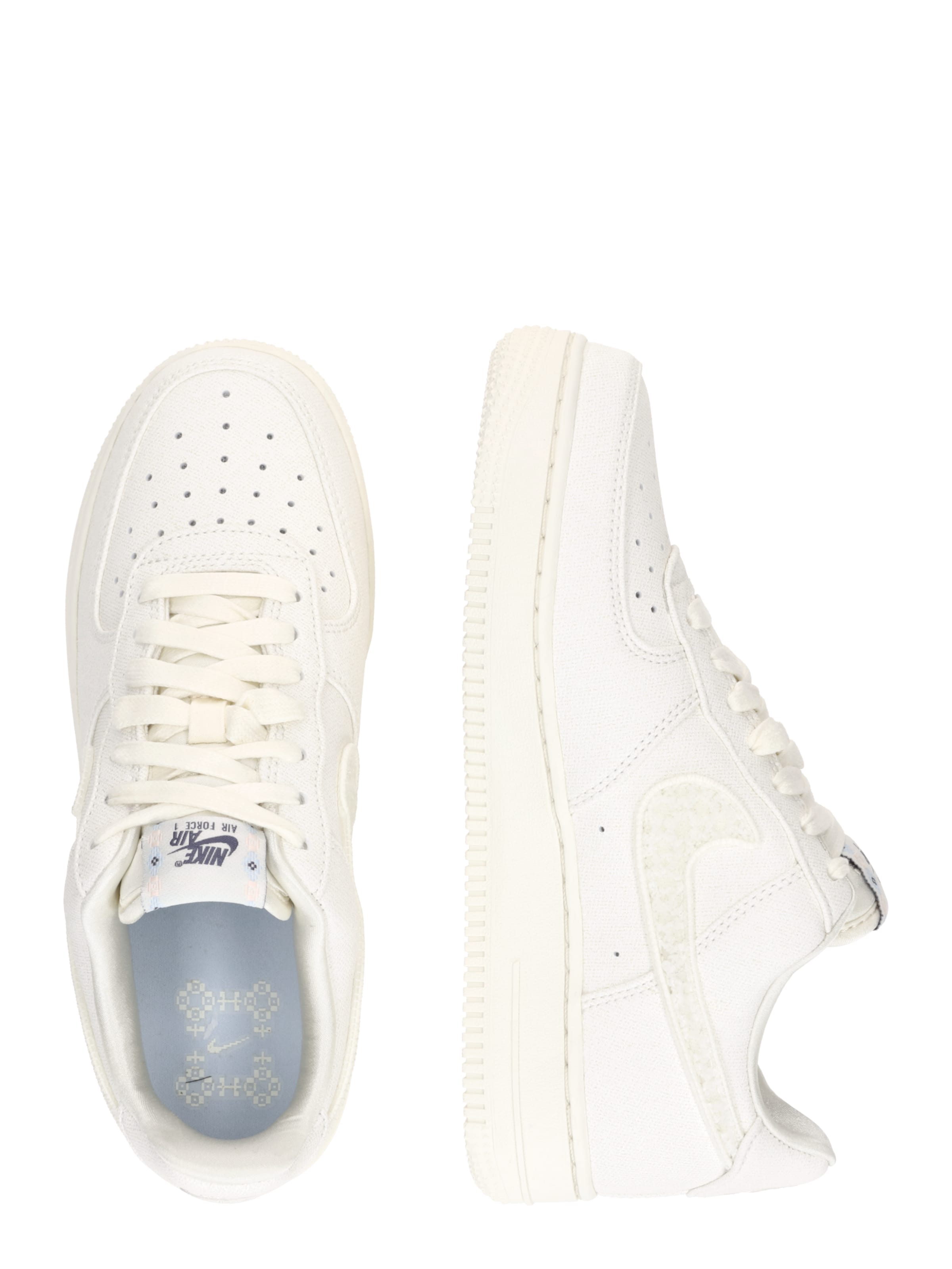 Nike Sportswear Ниски маратонки 'AIR FORCE 1 '07 LX' в бяло