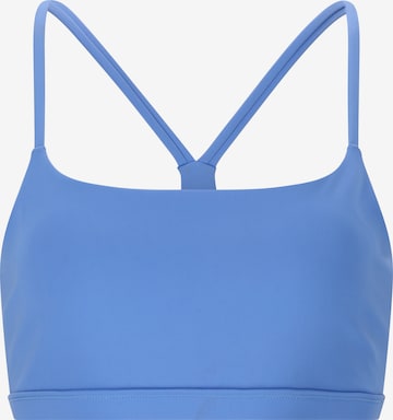 Athlecia Sport-BH 'Blossom' in Blau: Vorderseite
