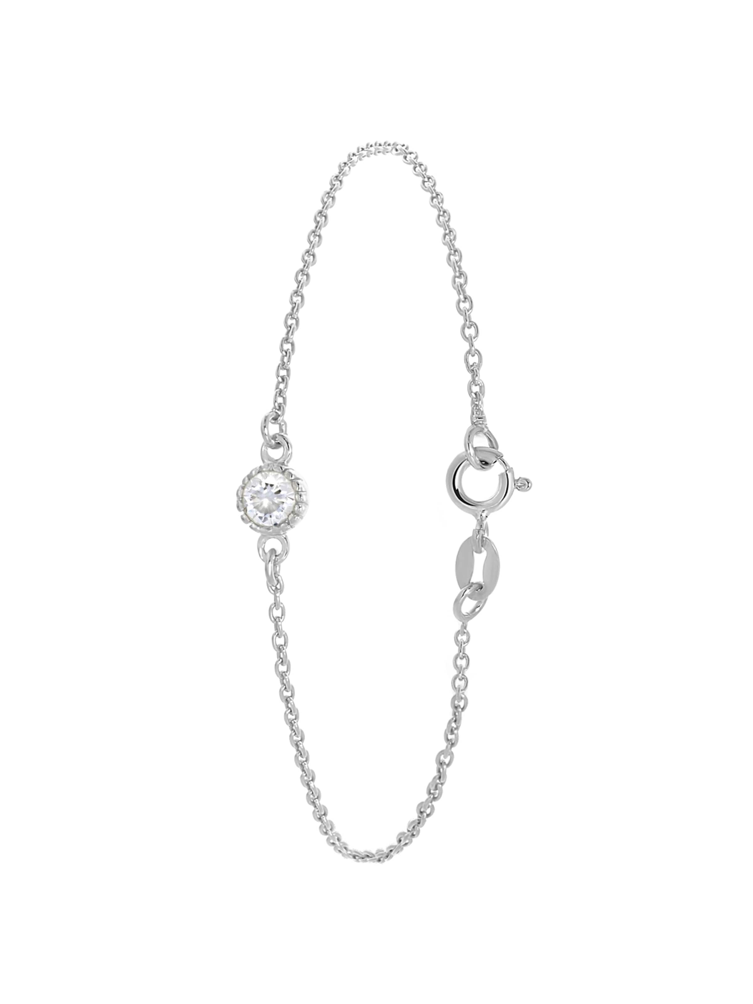 Lucardi Bracelet in Silver: front