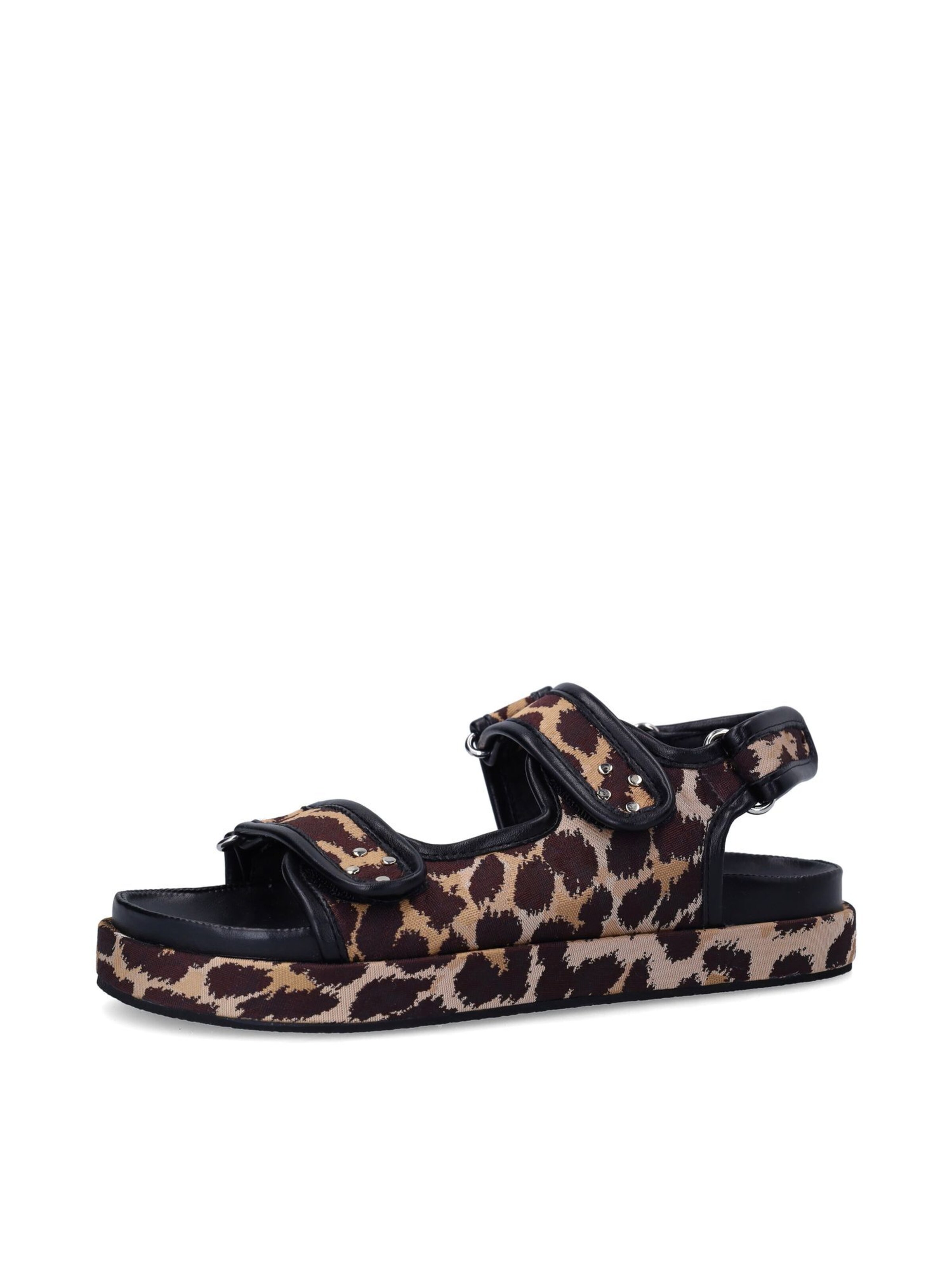 SACHA Sandaal in Bruin: voorkant